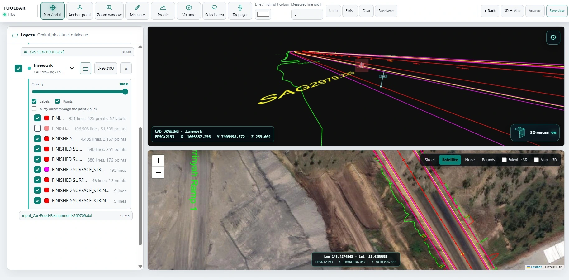 CAD and spatial information brought together in Evolve for engineering review